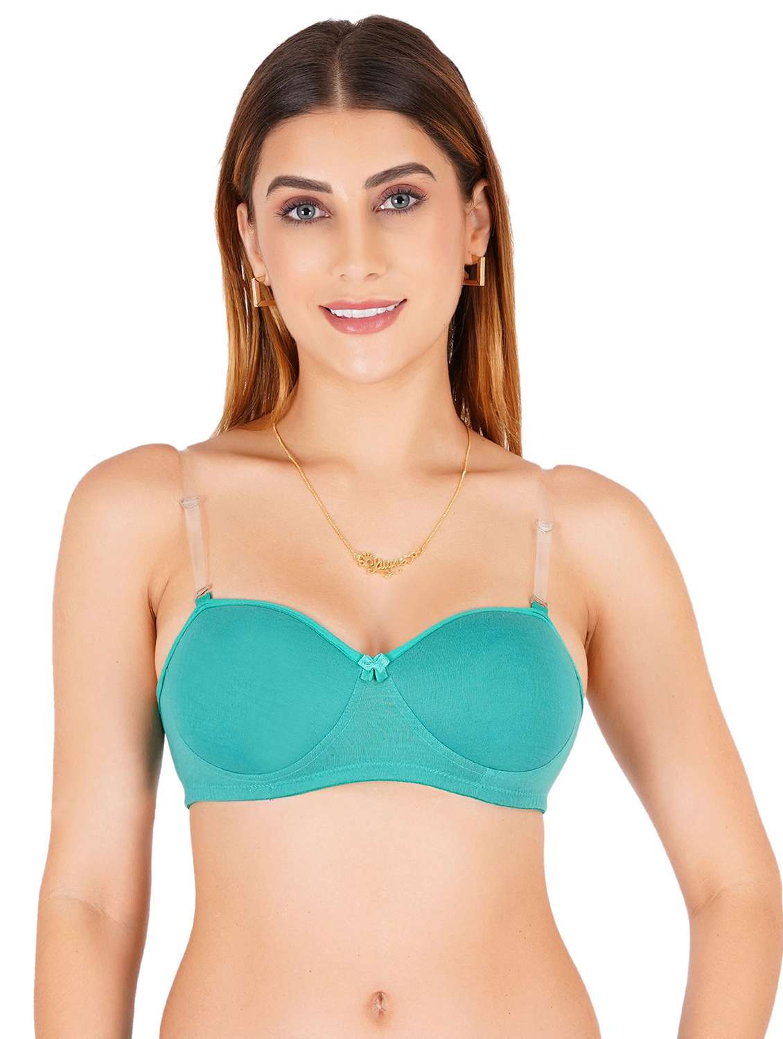 women pack of 4 solid regular bra - 22453118 -  Standard Image - 2