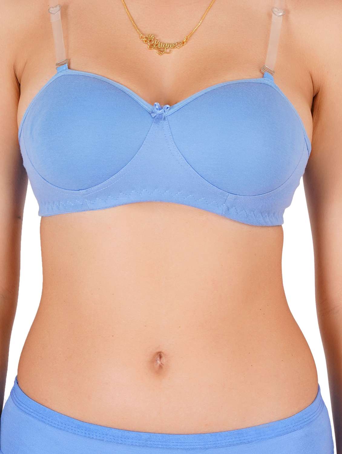 women pack of 4 solid regular bra - 22453120 -  Standard Image - 7