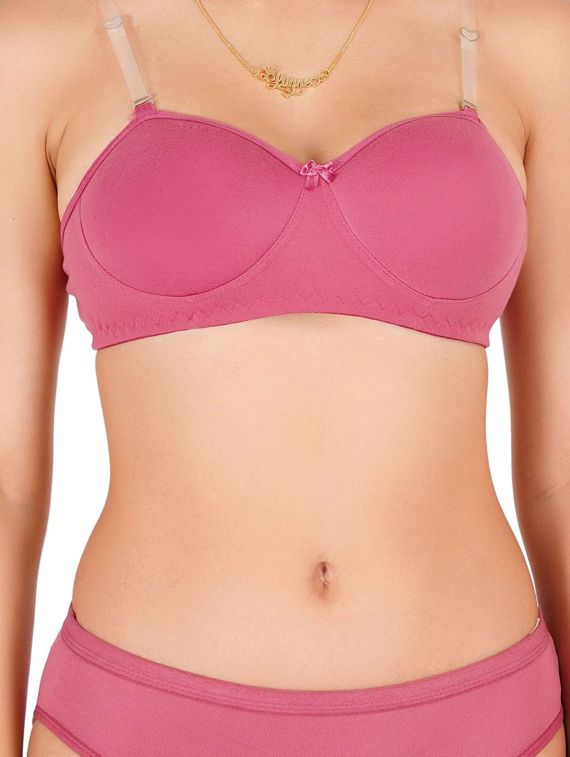 women pack of 4 solid regular bra - 22453121 -  Standard Image - 7