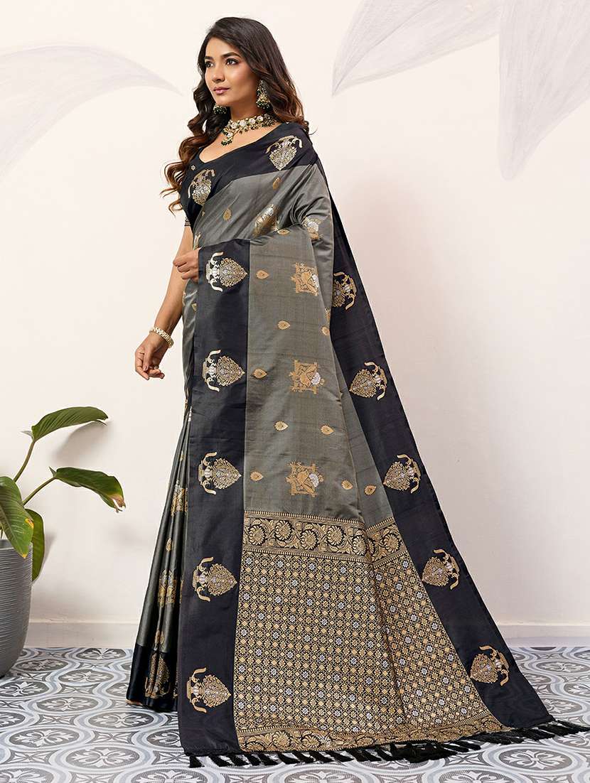 women self design banarasi saree with blouse - 22453707 -  Standard Image - 2