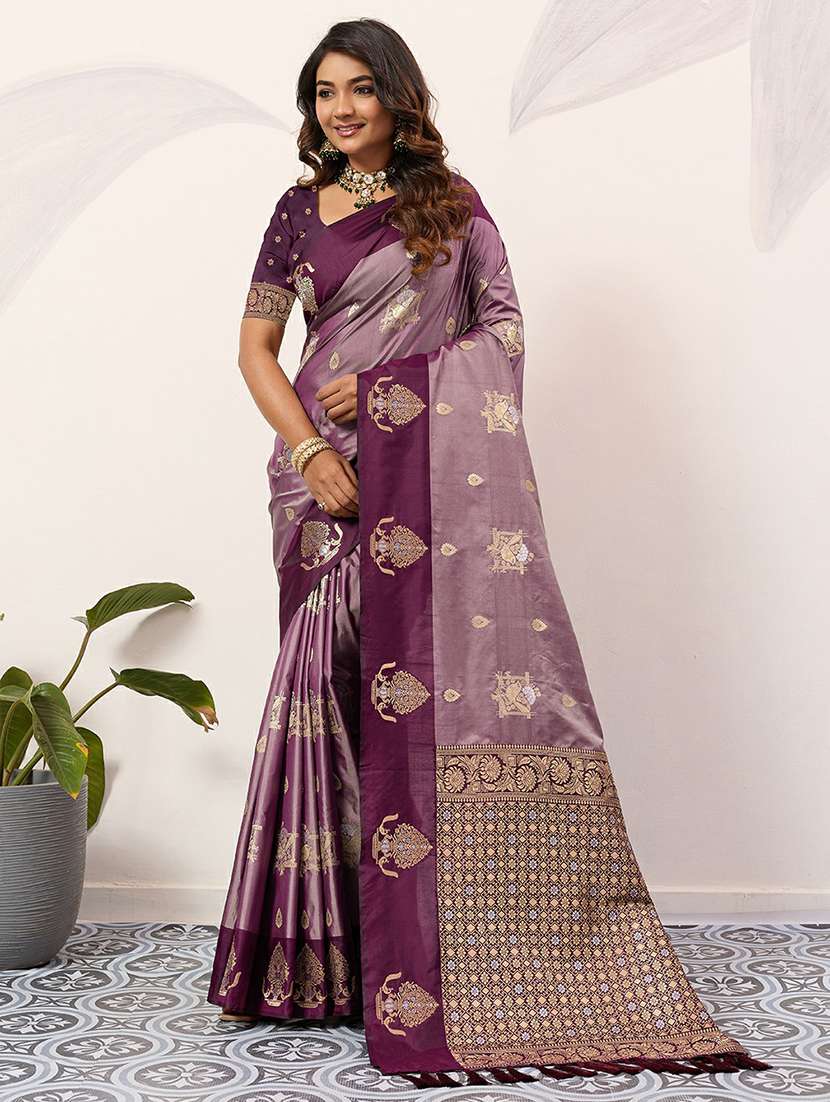 women self design banarasi saree with blouse - 22453710 -  Standard Image - 2