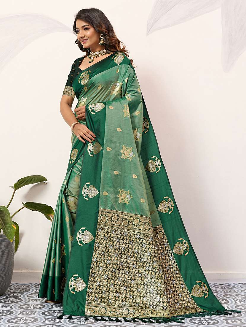 women self design banarasi saree with blouse - 22453712 -  Standard Image - 2