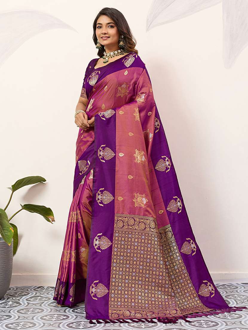 women self design banarasi saree with blouse - 22453715 -  Standard Image - 2