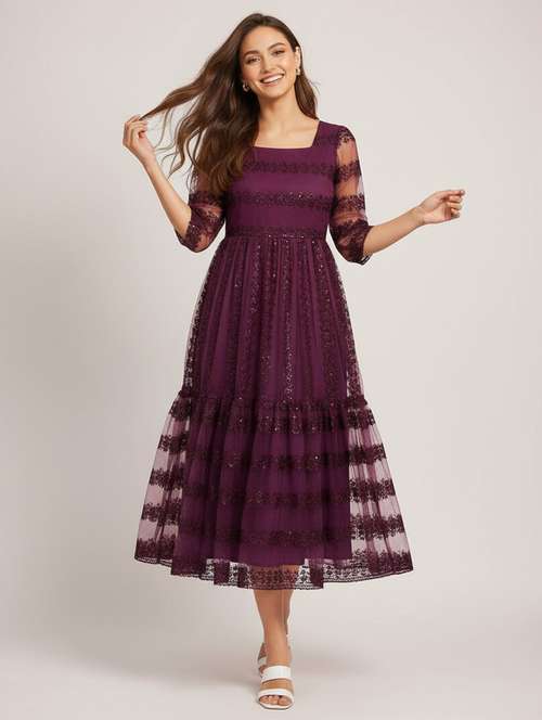 knee length dresses for ladies INDIA DRESS