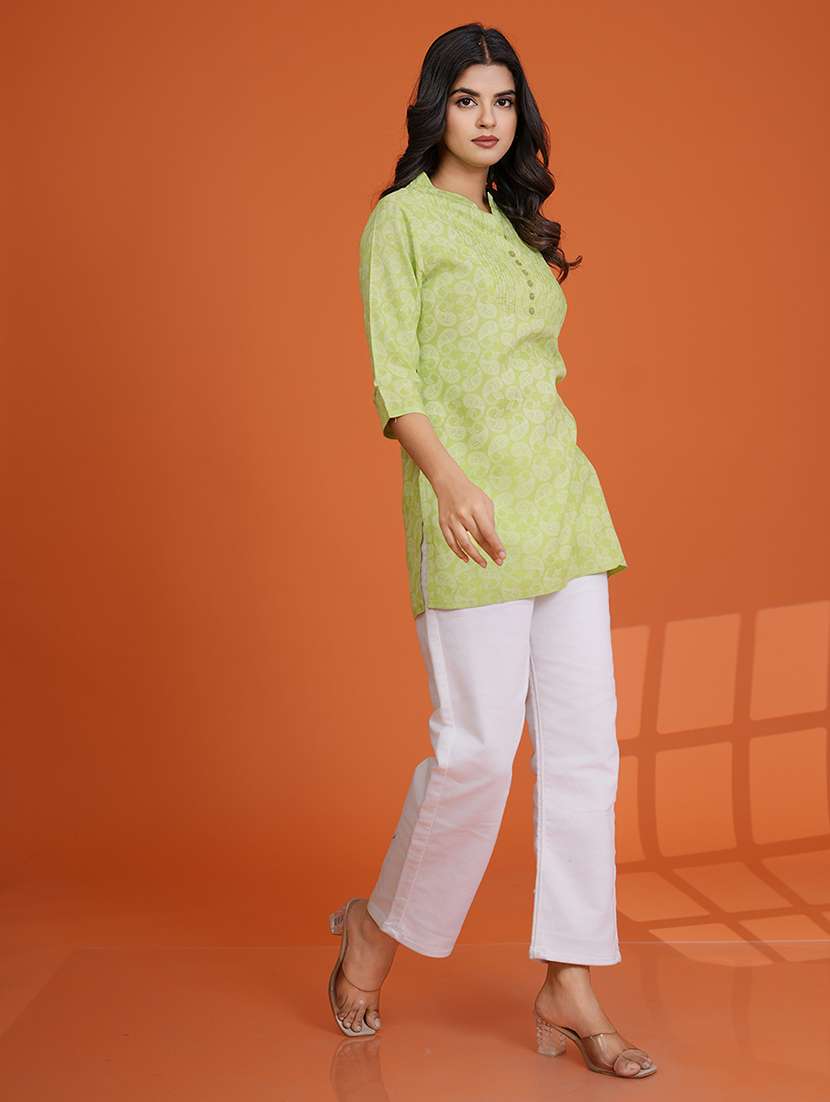 women green viscose a-line dress - 22454337 -  Standard Image - 2