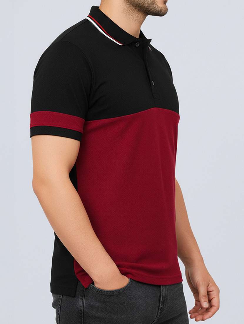 men colorblock short sleeve t-shirt - 22454953 -  Standard Image - 2