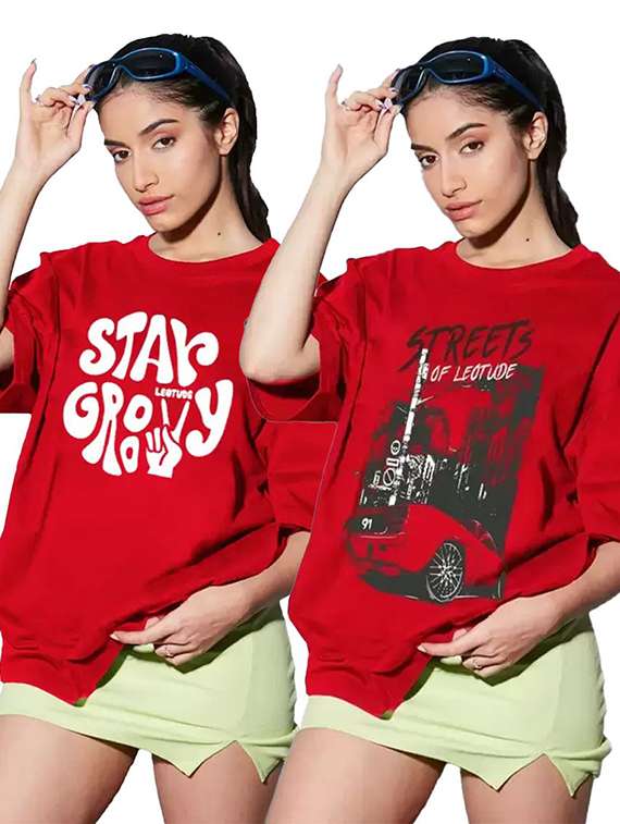 women pack of 2 short sleeve t-shirt