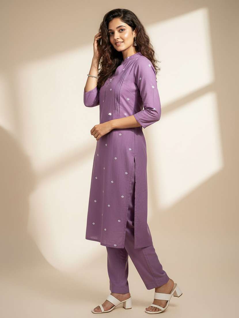 women lavender co-ord set - 22455553 -  Standard Image - 2