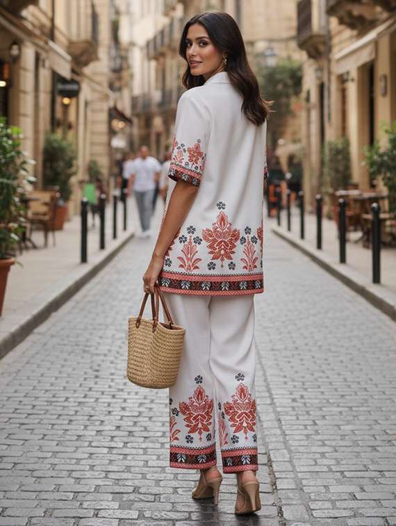 women white co-ord set - 22455559 -  Standard Image - 2