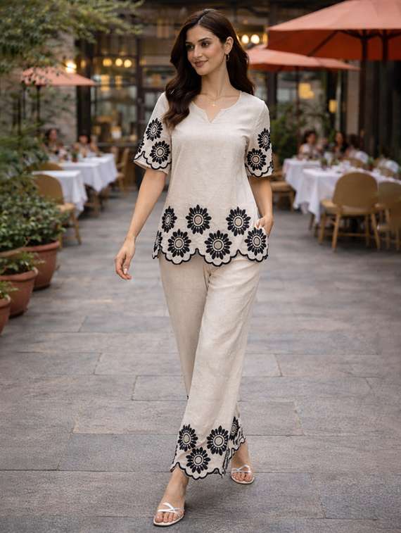 women white co-ord set - 22455563 -  Standard Image - 2