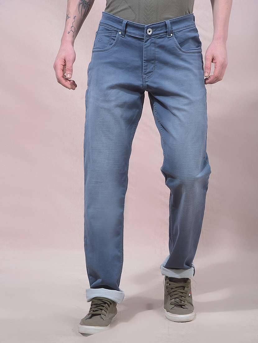 men cotton blend jean