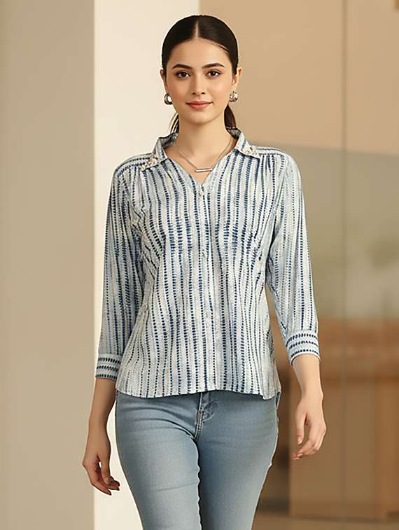 women white cotton straight kurti