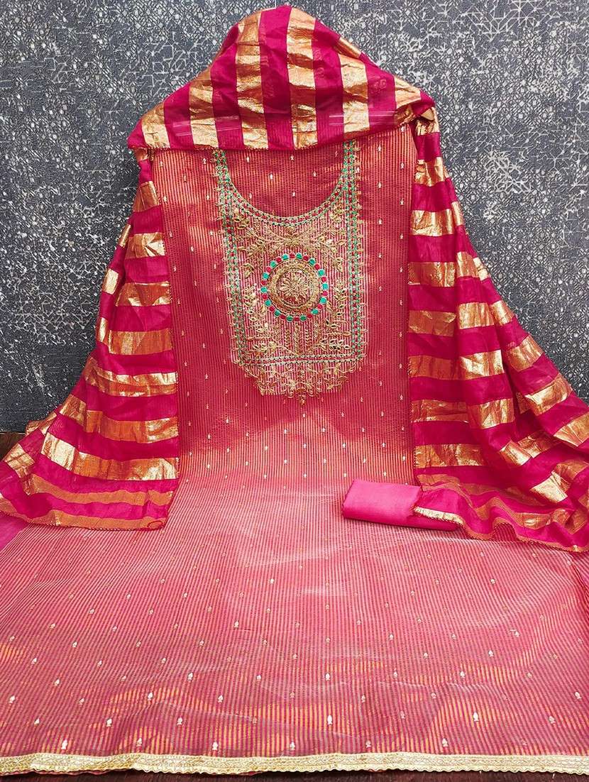 women self design unstitched suit set - 22456145 -  Standard Image - 2