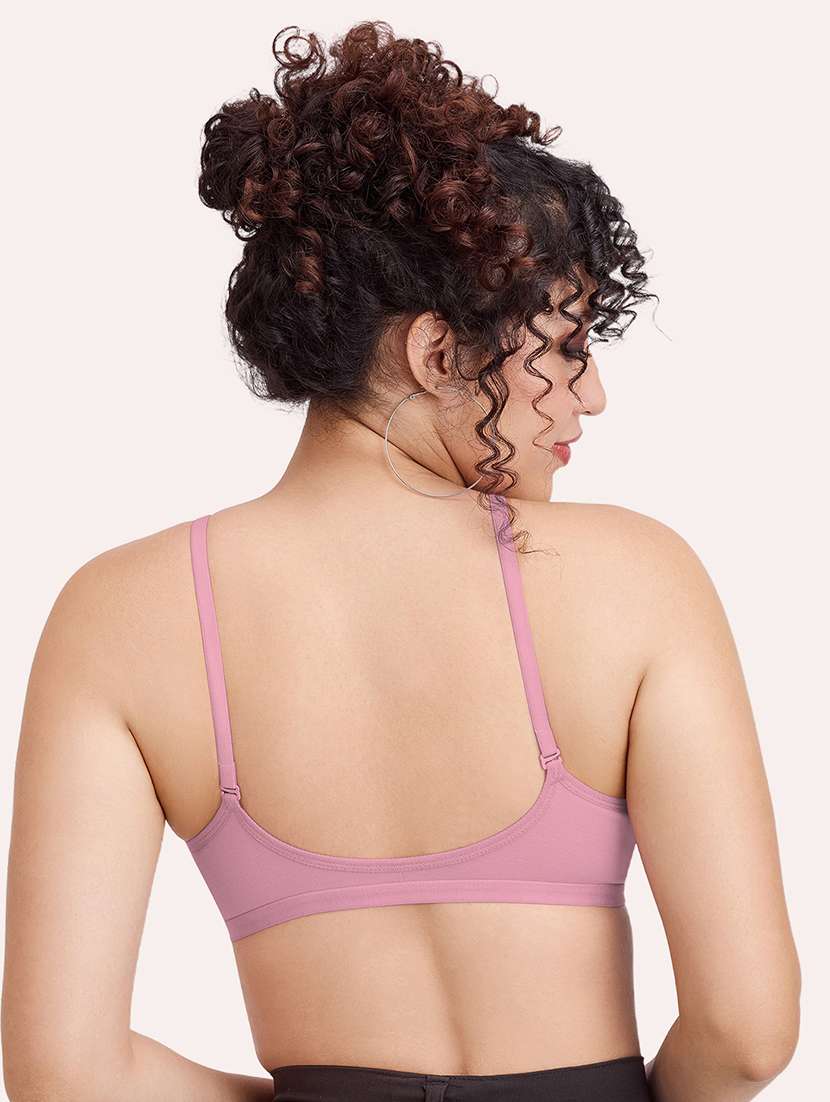 women solid non padded front open bra - 22456269 -  Standard Image - 2