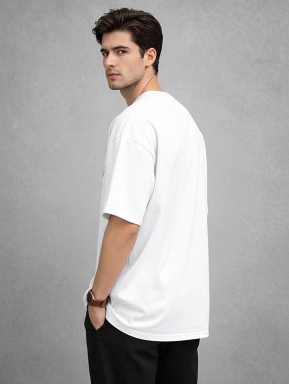 Men Typographic Short Sleeve Oversized T-shirt - 22456302 -  Standard Image - 2