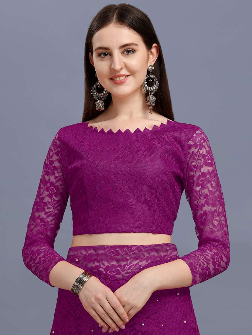 women self design embellished saree with blouse - 22456466 -  Standard Image - 2