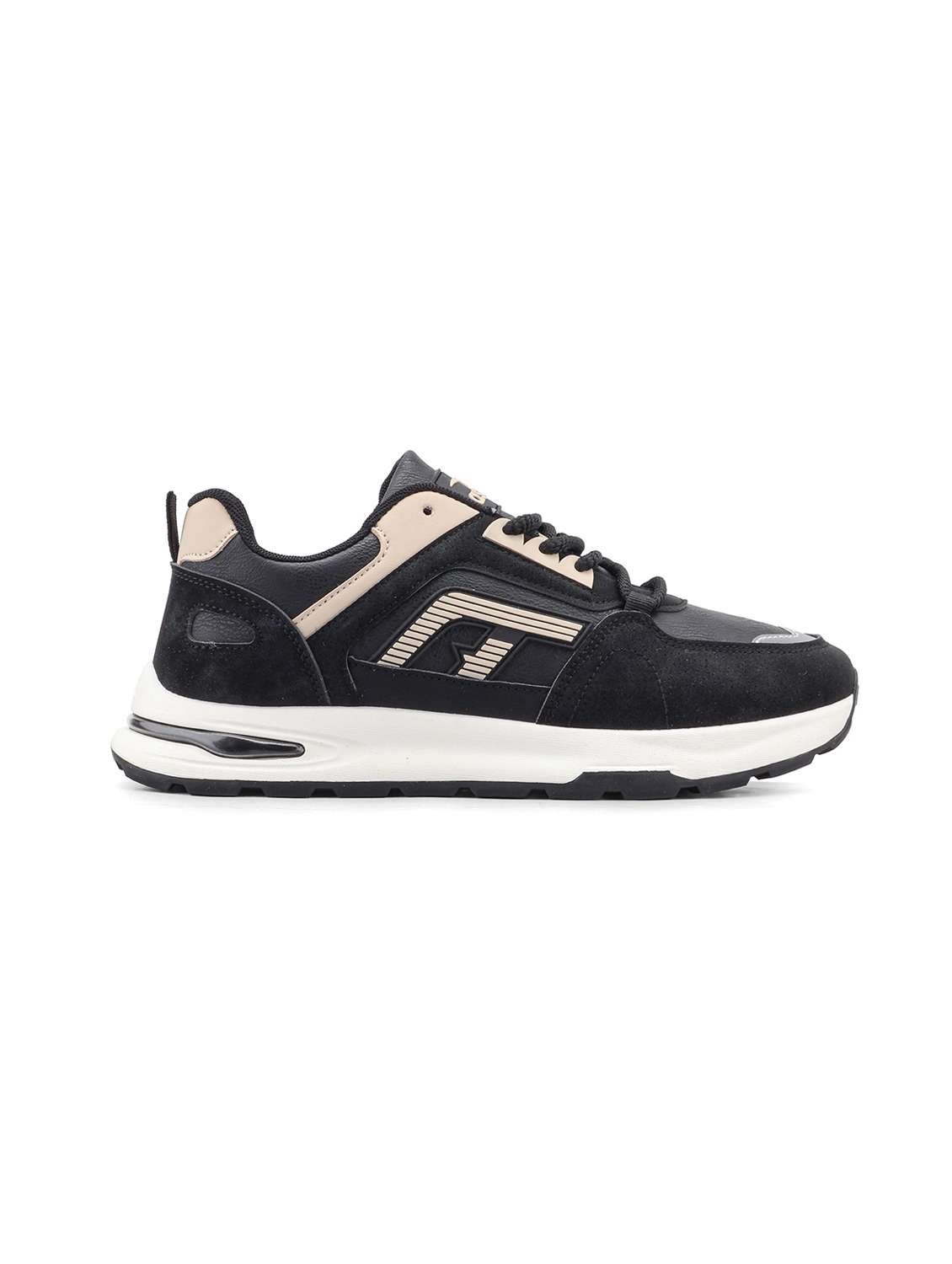 men black lace up sneaker - 22456517 -  Standard Image - 2