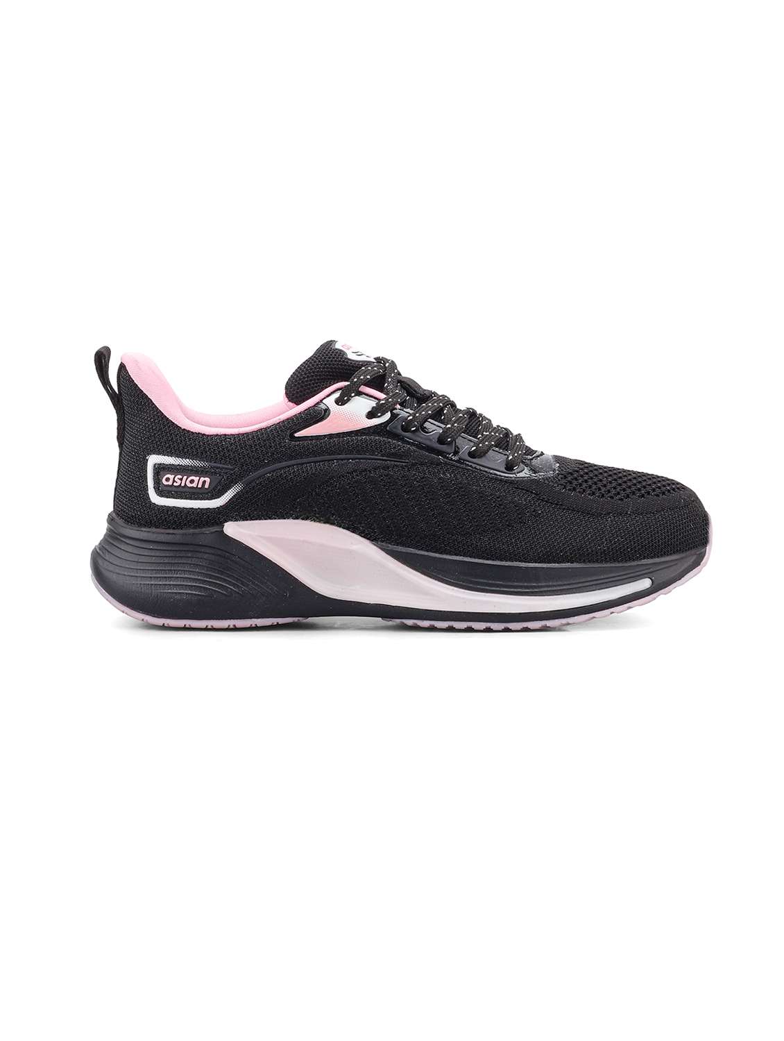 women black lace-up sports shoe - 22456527 -  Standard Image - 2