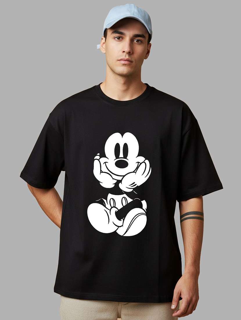 men graphic short sleeve oversized t-shirt - 22456542 -  Standard Image - 2