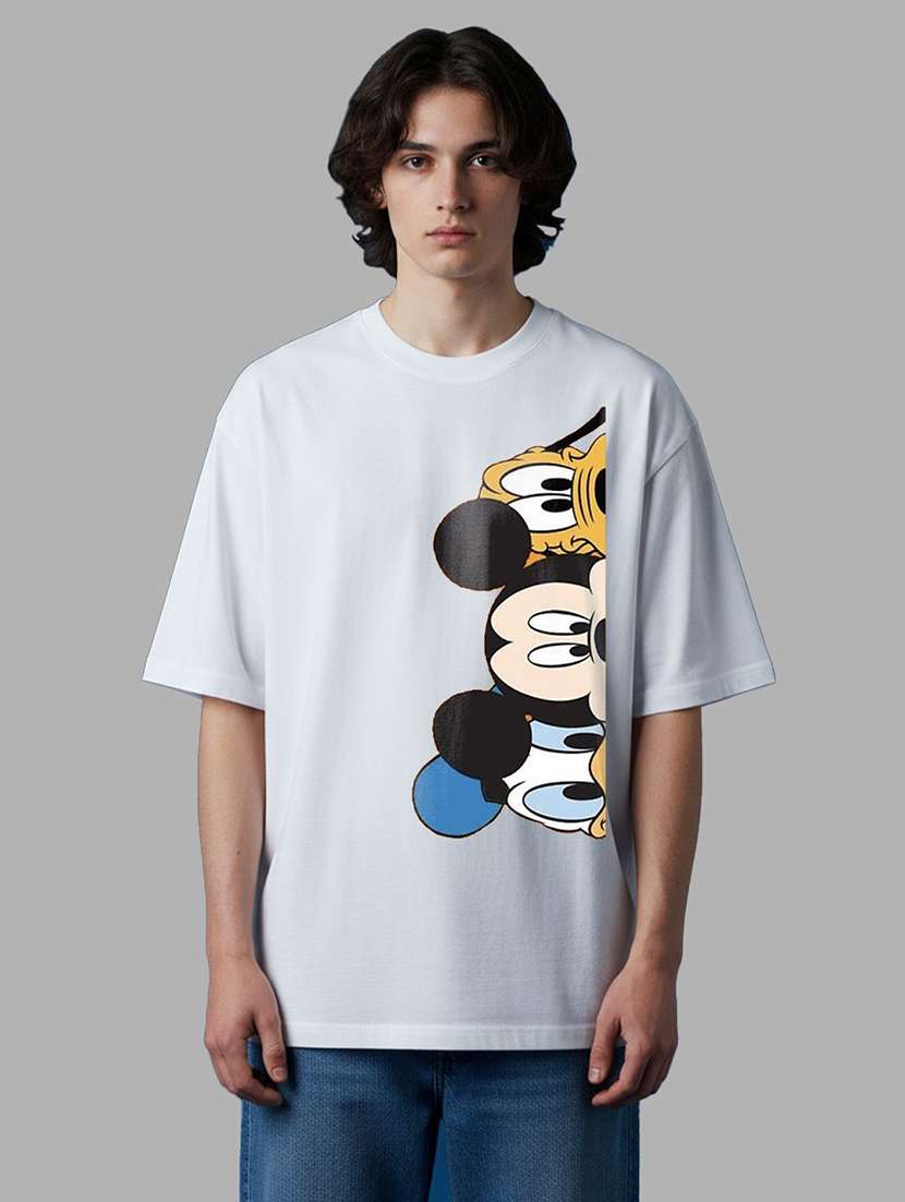 men graphic short sleeve oversized t-shirt - 22456546 -  Standard Image - 2