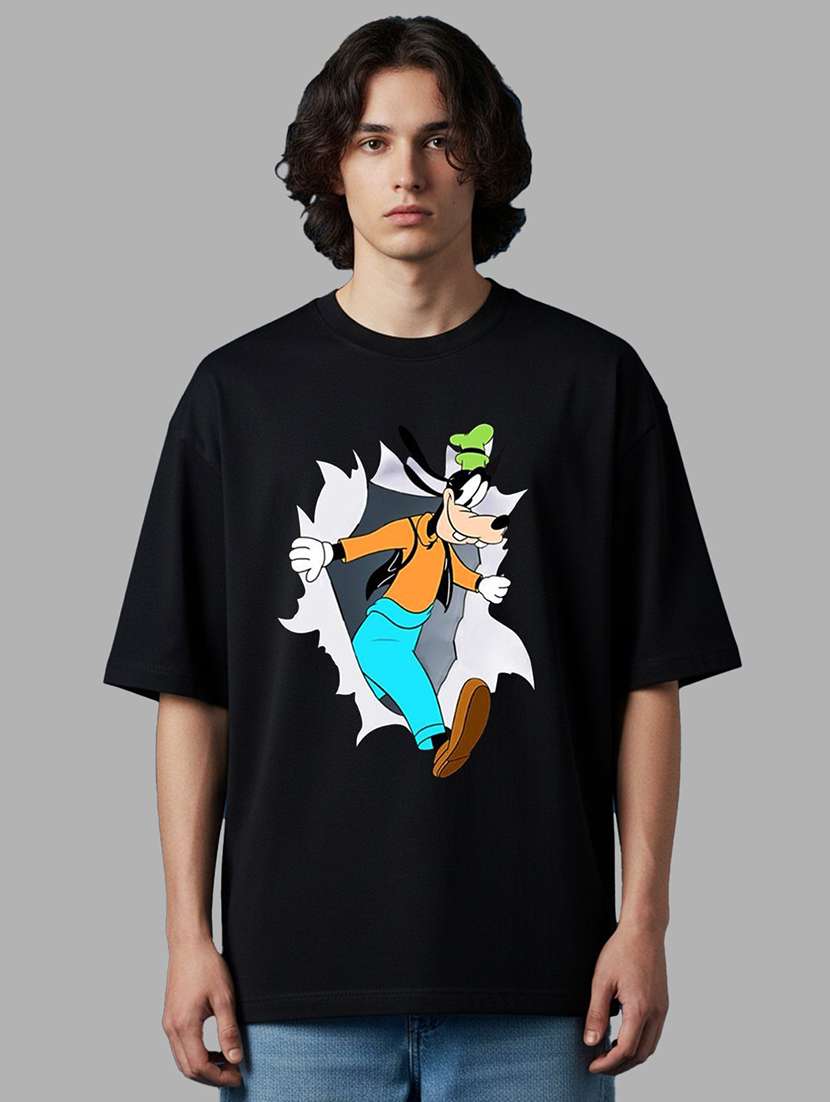 men graphic short sleeve oversized t-shirt - 22456556 -  Standard Image - 2