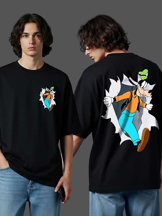 men graphic short sleeve oversized t-shirt - 22456557 -  Standard Image - 2