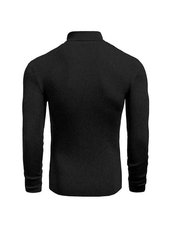 men solid  black cotton blend plain t-shirt - 22456572 -  Standard Image - 2