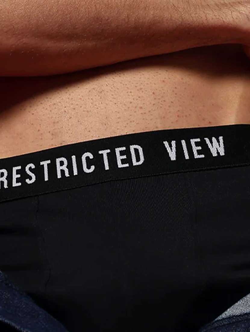 men black cotton blend trunks brief - 22456724 -  Standard Image - 2