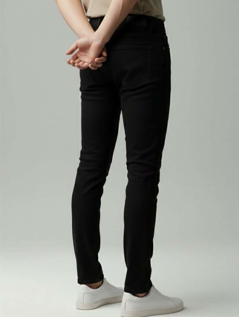 men black denim jeans - 22456885 -  Standard Image - 2