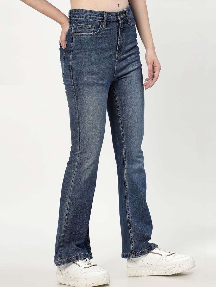 women  blue denim jeans - 22456909 -  Standard Image - 2
