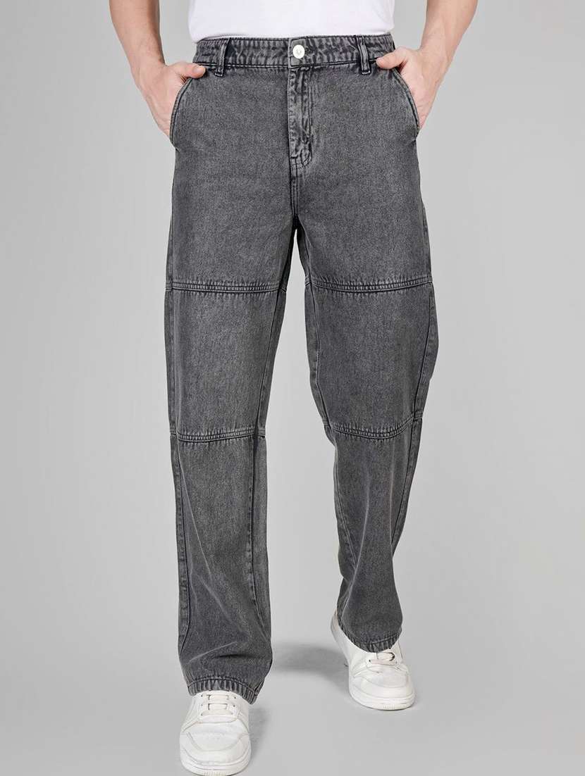 men black denim jeans