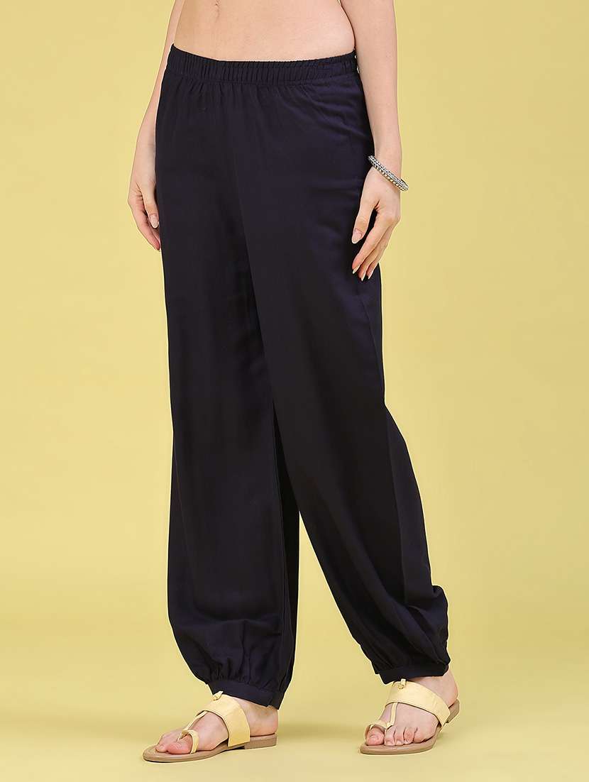 Women Solid Mid Rise Regular Salwar - 22456966 -  Standard Image - 2
