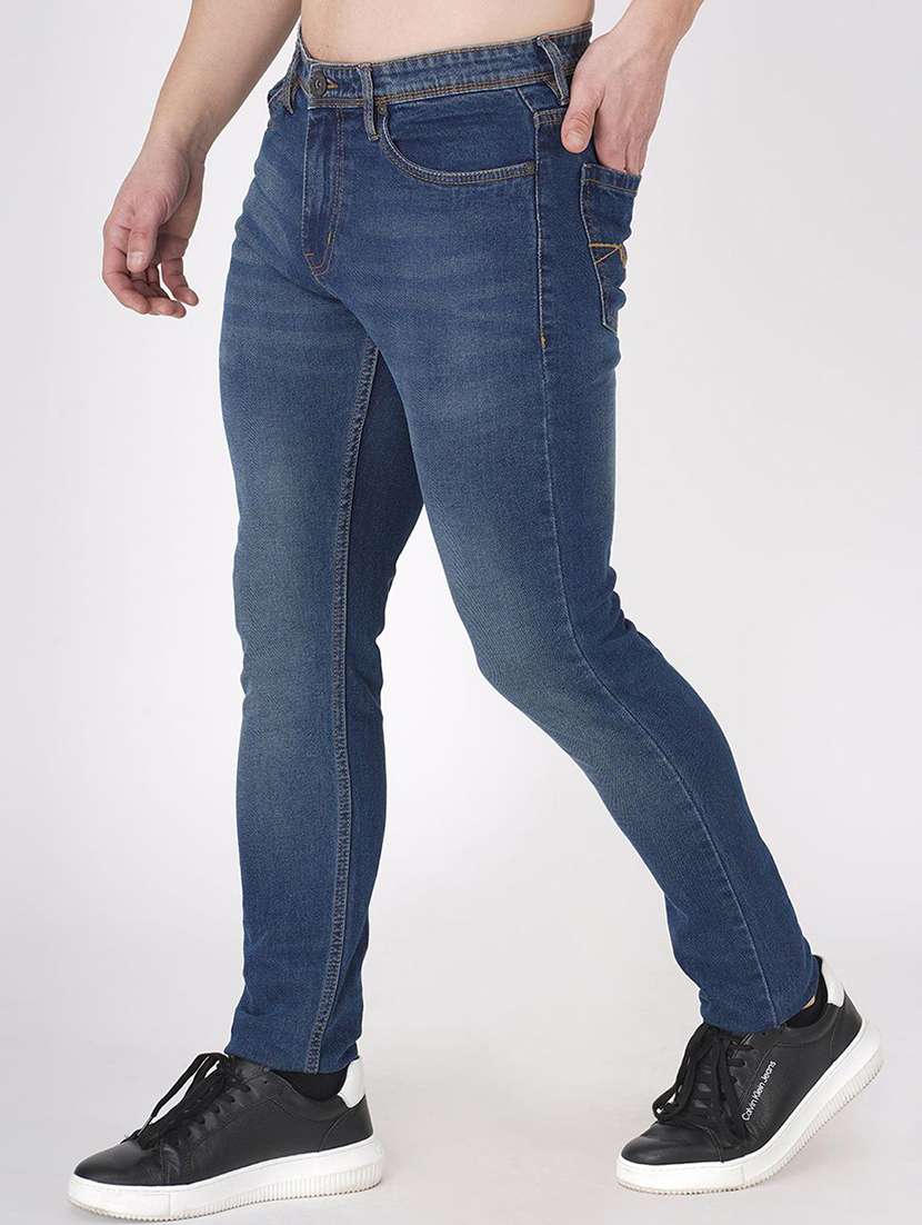 men blue denim jeans - 22457122 -  Standard Image - 2