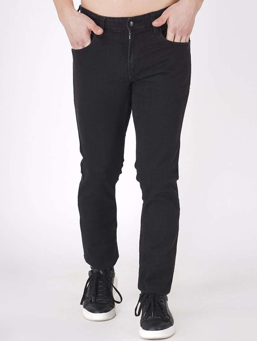 men black denim jean