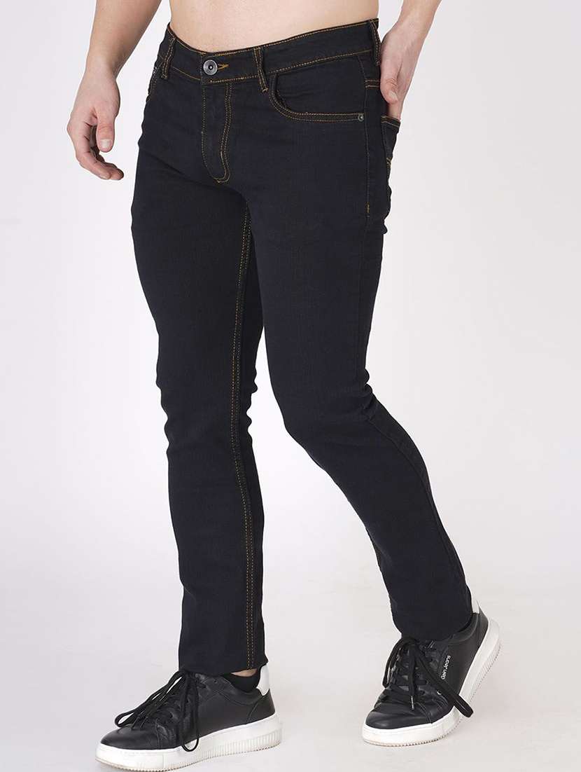 men grey denim jean - 22457131 -  Standard Image - 2