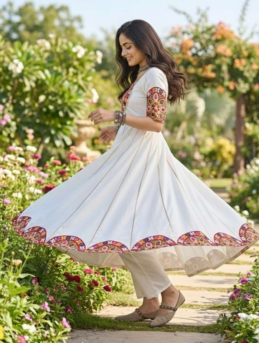 women white top pants set - 22457270 -  Standard Image - 2