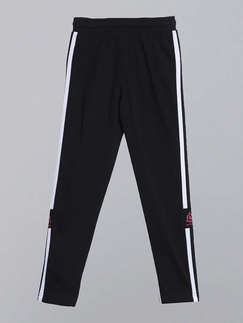 girls side taped mid rise track pant - 22457325 -  Standard Image - 2