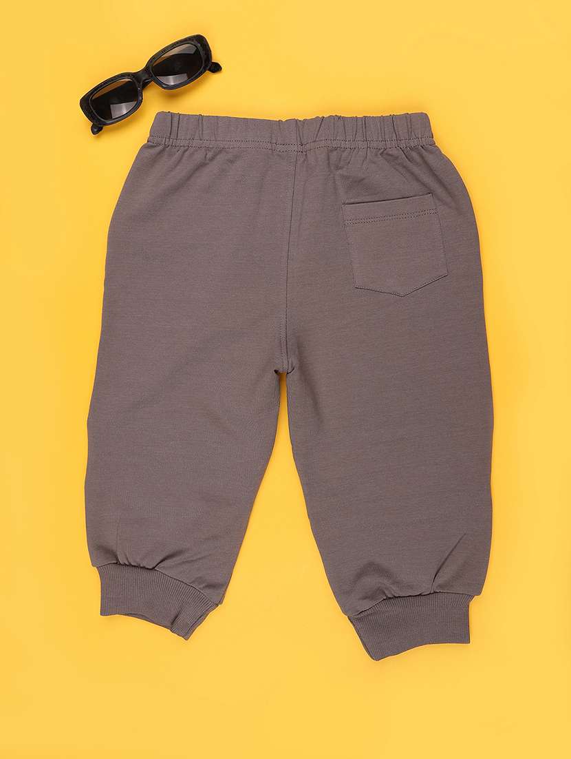 boys solid mid rise joggers - 22457583 -  Standard Image - 2