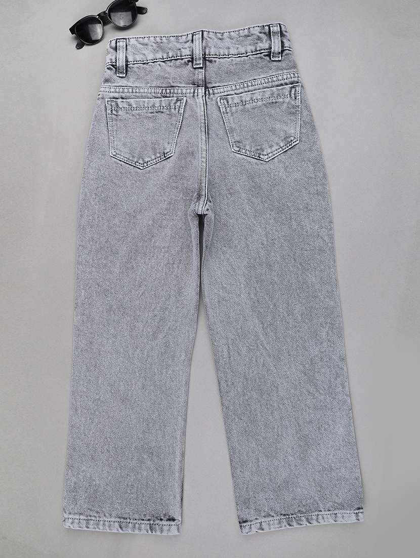 grey poly cotton plain jean - 22457602 -  Standard Image - 2
