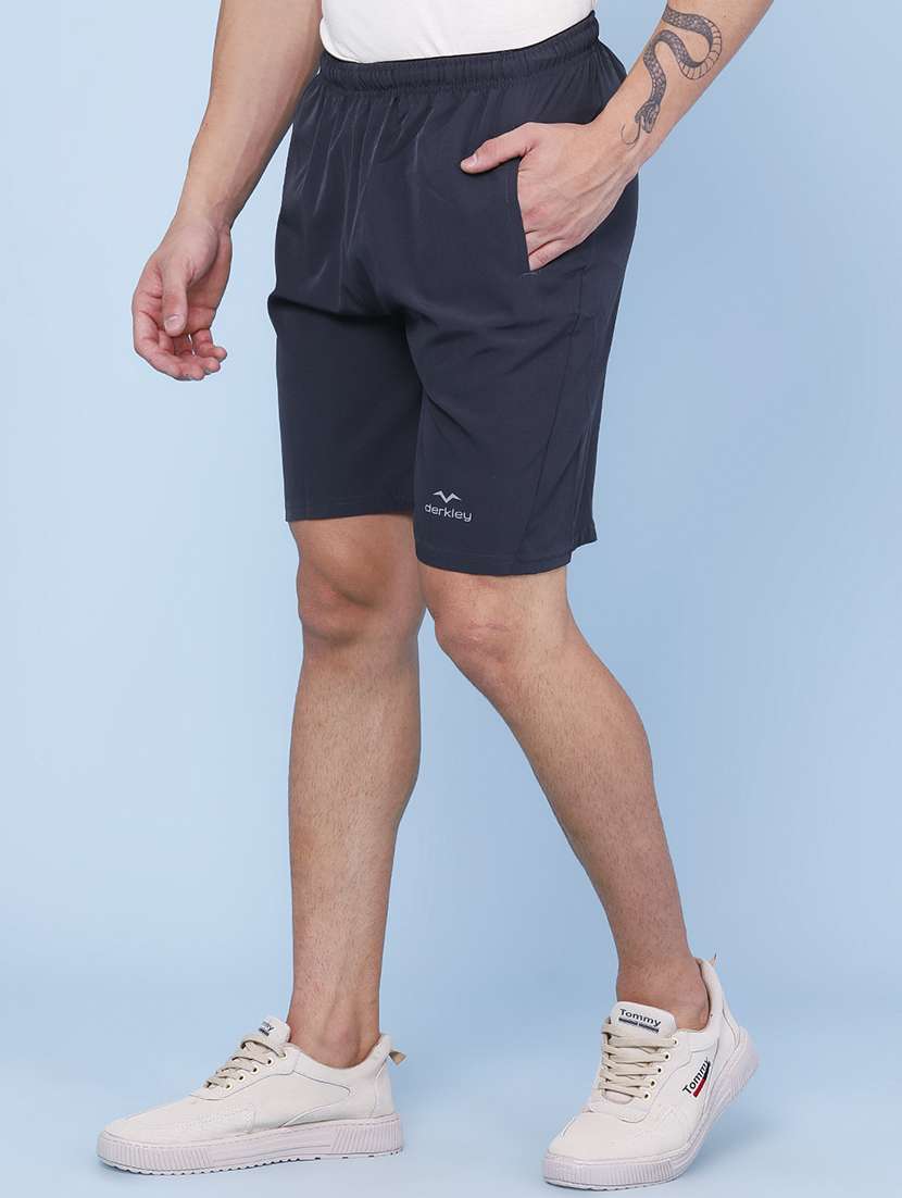 men solid mid rise regular fit sport shorts - 22457756 -  Standard Image - 2