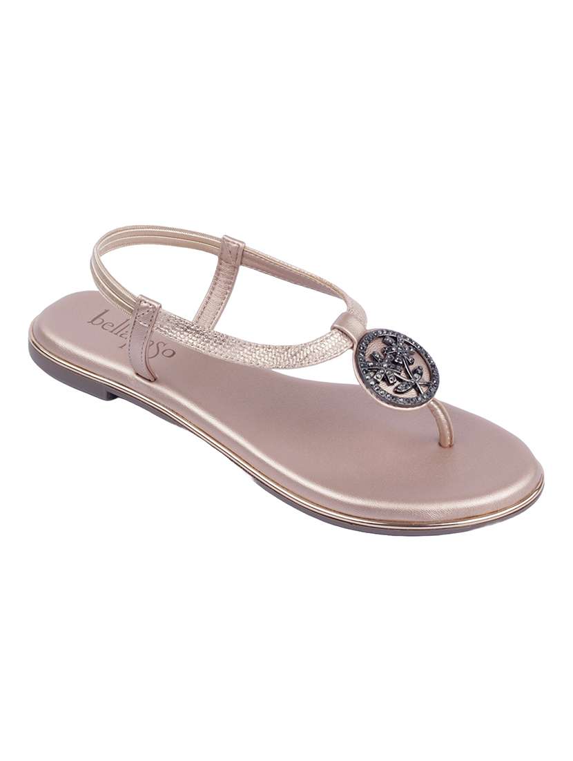 women embellished back strap sandal