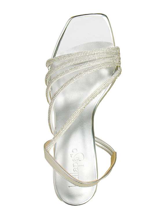 women embellished back strap sandal - 22458060 -  Standard Image - 2