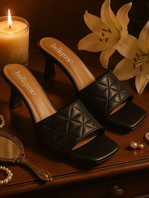 women solid slip on sandal