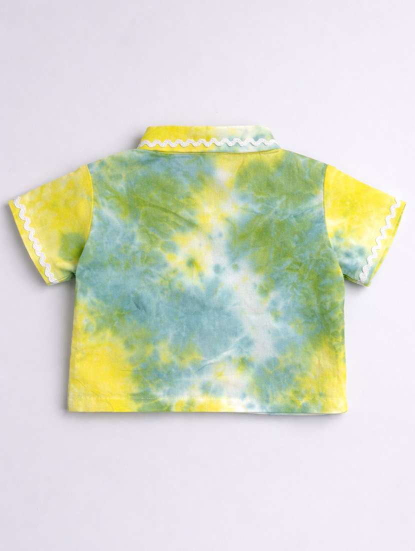 girls yellow rayon a-line dress - 22458071 -  Standard Image - 2