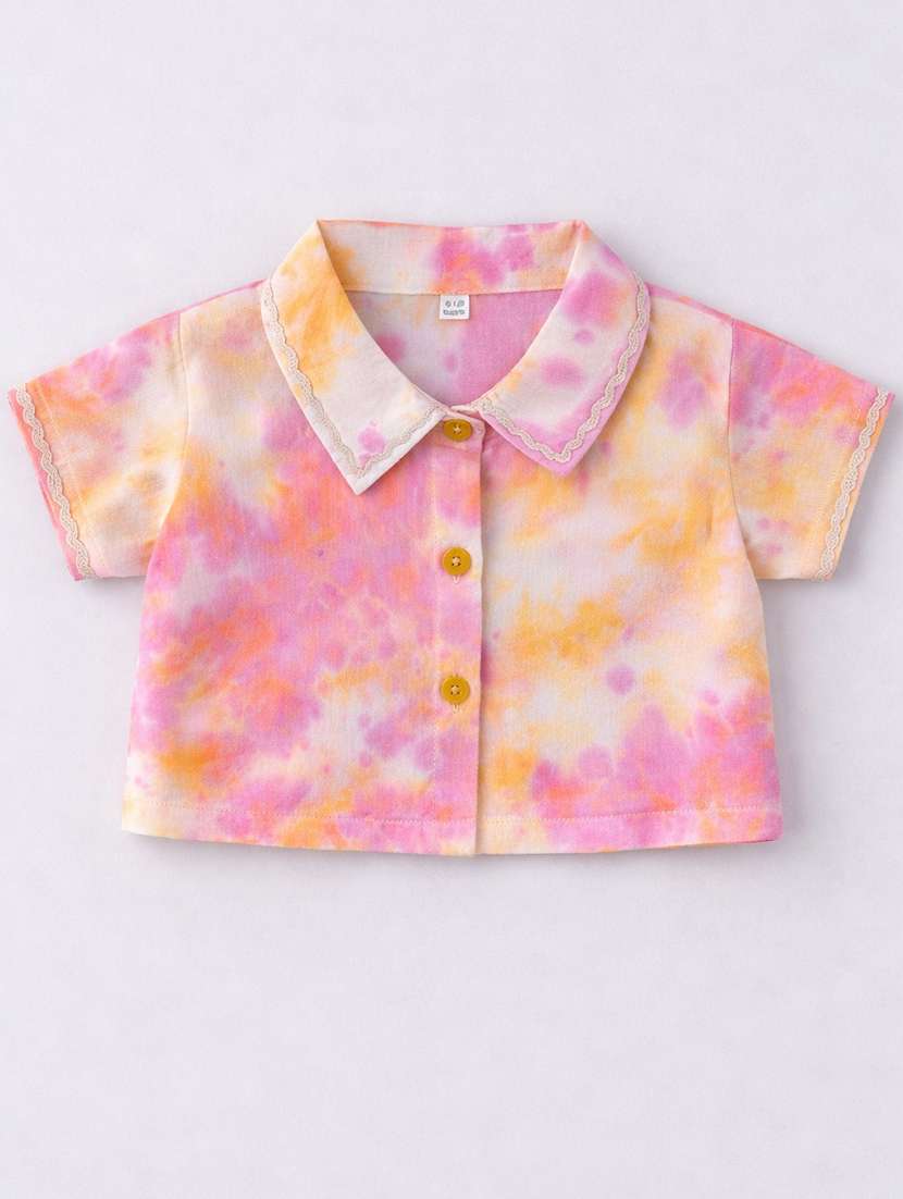 girl pink rayon a-line dress - 22458072 -  Standard Image - 2