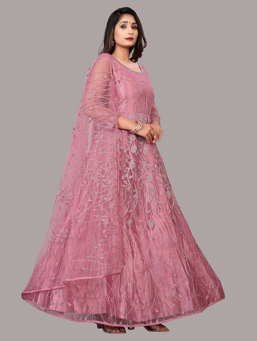 women solid with work semi stitched suit set - 22459926 -  Standard Image - 2