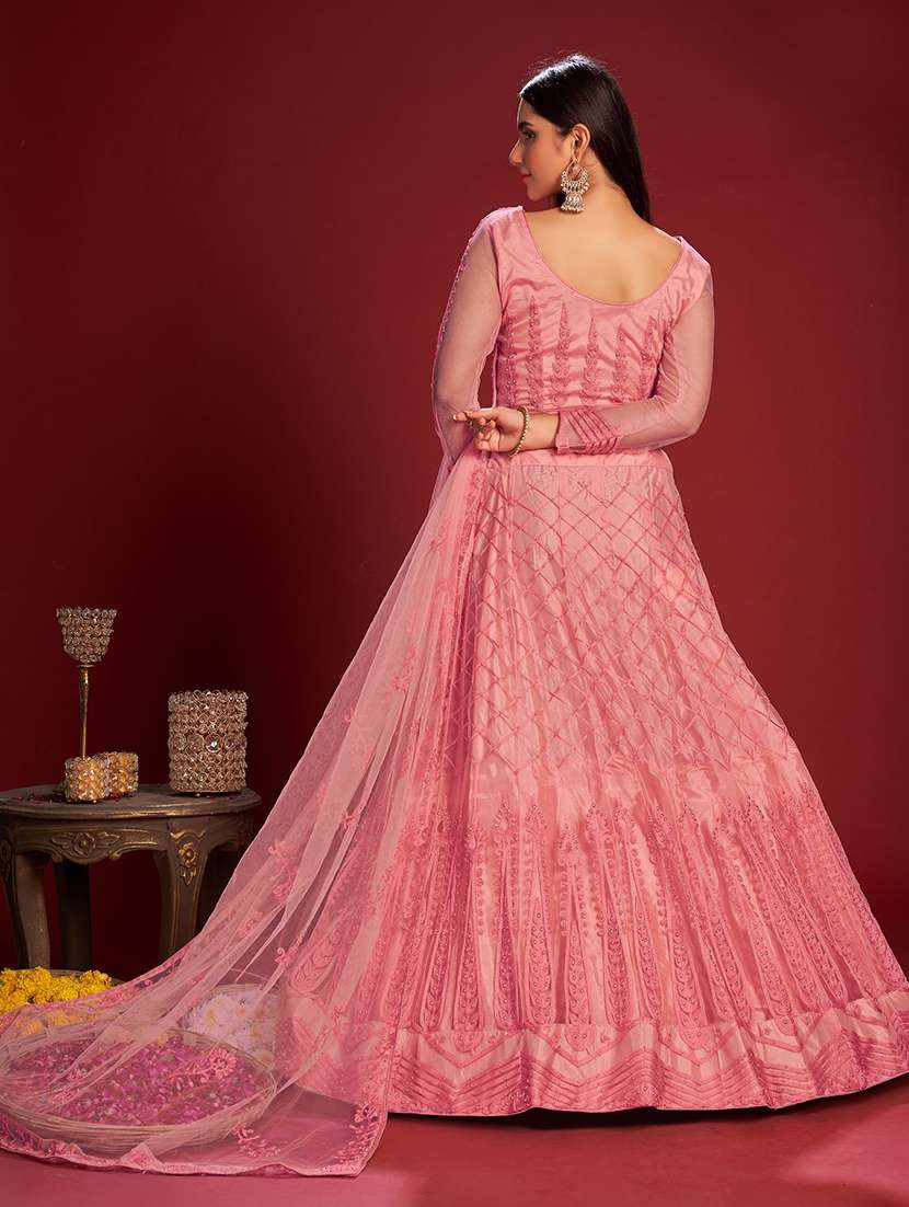 women solid with work semi stitched suit set - 22459929 -  Standard Image - 2
