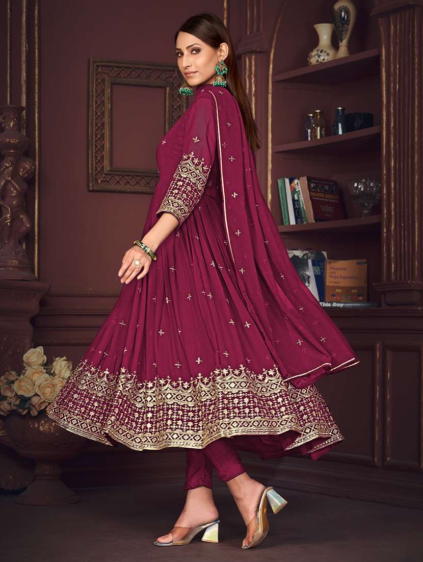 women solid with work unstitched suit - 22459984 -  Standard Image - 2