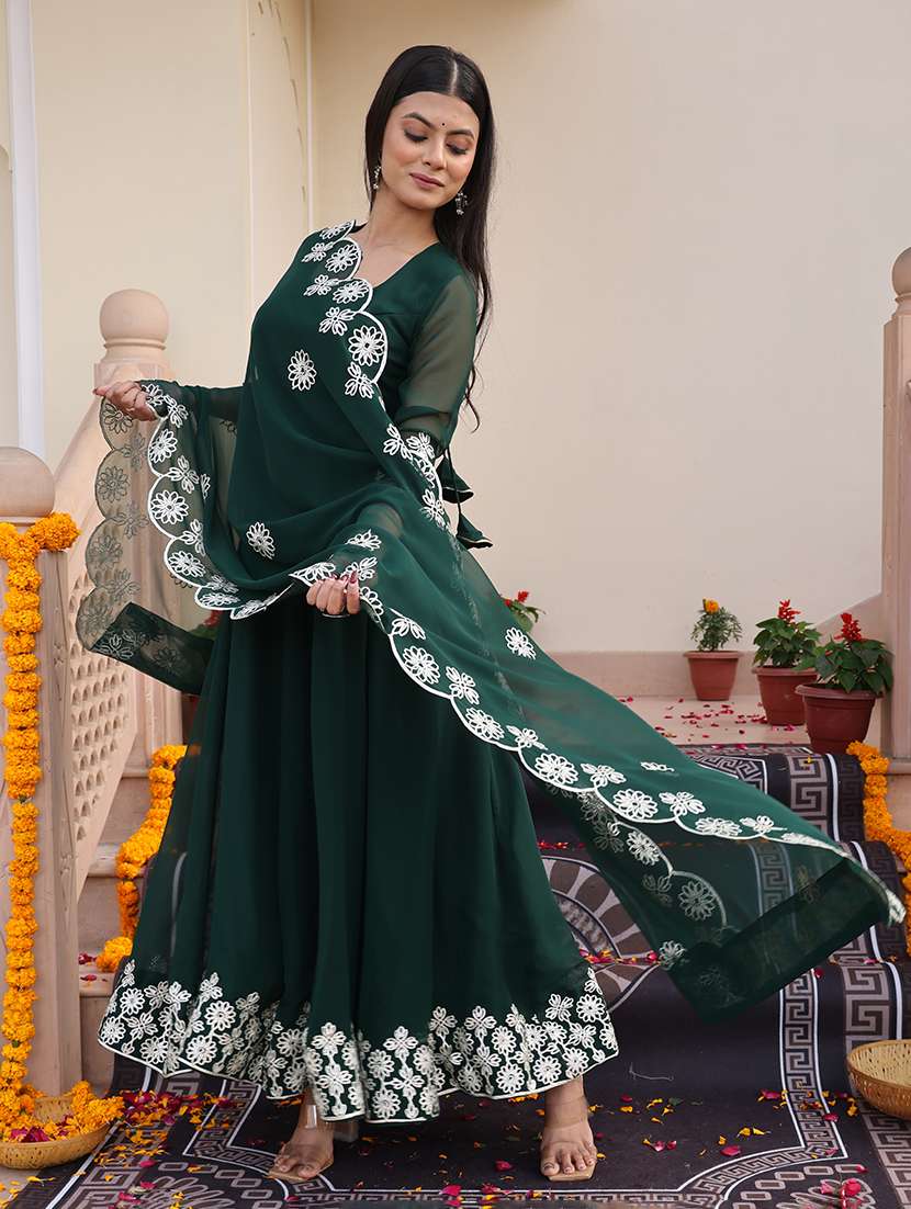 women solid with work unstitched suit - 22459994 -  Standard Image - 2