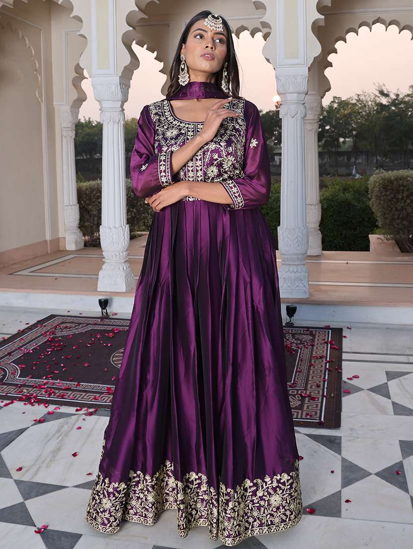 women solid with work unstitched suit - 22460006 -  Standard Image - 2